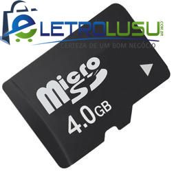 Cartão de Memória Micro SD class 4 4gb