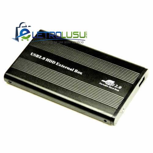 Case Sata 2.0 Usb Gaveta Externa Hd Notebook 2.5 Bolso