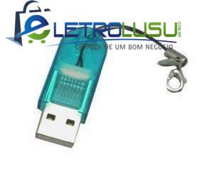 Adaptador Leitor De Cartao Micro Sd Usb Serve Como Pendrive