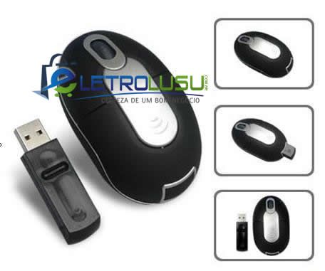 Mouse Usb Sem Fio(wireless) P/ Pc,laptop,notebook E Muito +